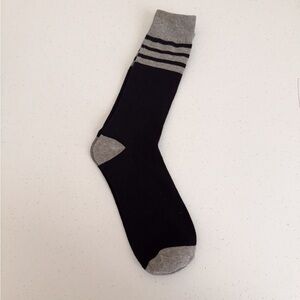 Black and Gray Men's Sock
